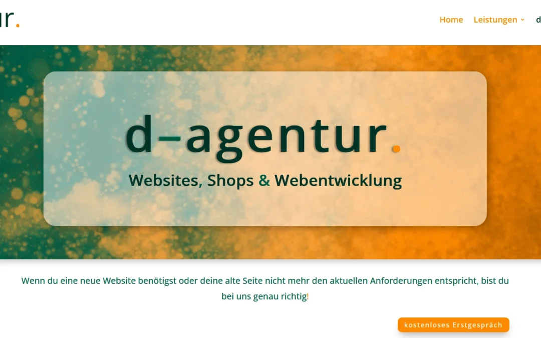 We are live! d-agentur.